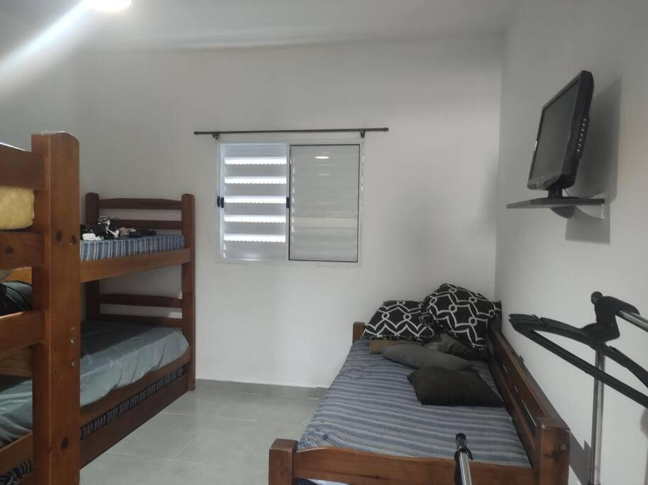 Vila Casa Cond Fechado Com Piscina Diaria Gratis Itanhaém Exteriér fotografie